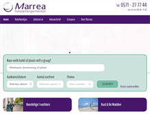 Tablet Screenshot of marrea.nl